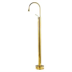 Pure Concept Minimal Parlak Altın Yerden Lavabo Bataryası ( Outlet )
