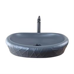 Pure Concept Mira 60 Cm Mat Gri Çanak Lavabo