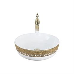 Pure Concept Queen Beyaz Altın Çanak Lavabo OUTLET
