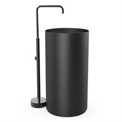 Pure Concept Slender Siyah Paslanmaz Çelik Monoblok Lavabo