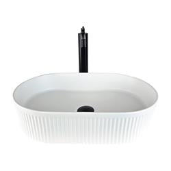 Pure Concept Stripo Tezgah Üstü Çanak Lavabo Mat Beyaz
