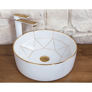 Pure Concept Star Beyaz Çanak Lavabo