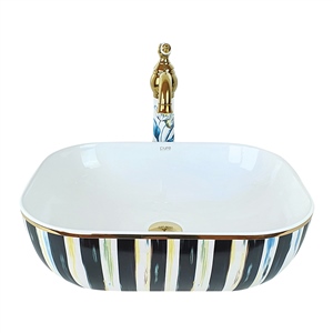 Pure Concept Stripe Tezgah Üstü Çanak Lavabo