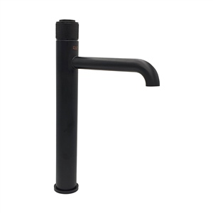 Pure Concept Style Mat Siyah Çanak Lavabo Bataryası