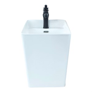 Pure Concept Beyaz Asma Monoblok Lavabo