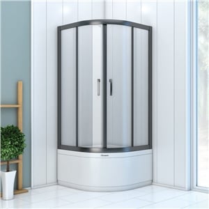 Boss 130X130 Oval Duşakabin