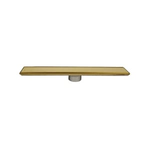 Sukar Line 6 40 Cm Gold Plain Izgaralı Duş Kanalı