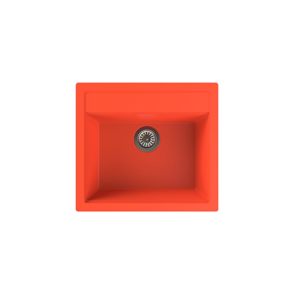 Aqua QuartzBelt 55x50 cm Turuncu Granit Eviye