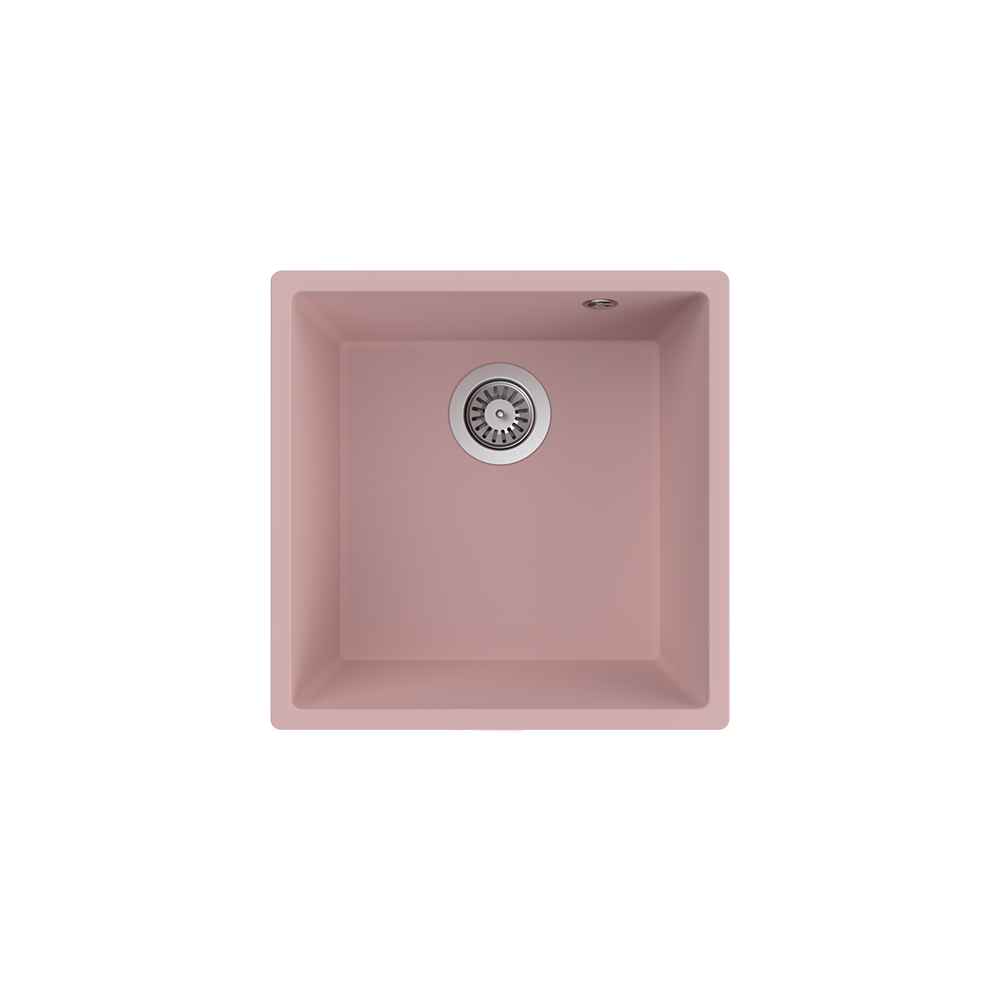 Aqua QuartzMoonstar 53x45 cm Pembe Granit Eviye