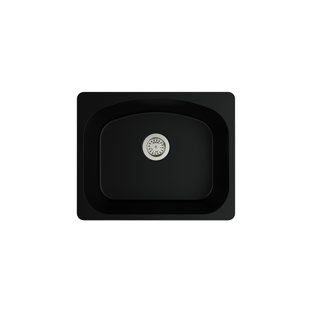 Aqua QuartzProcyon 60x50 cm Siyah Granit Eviye