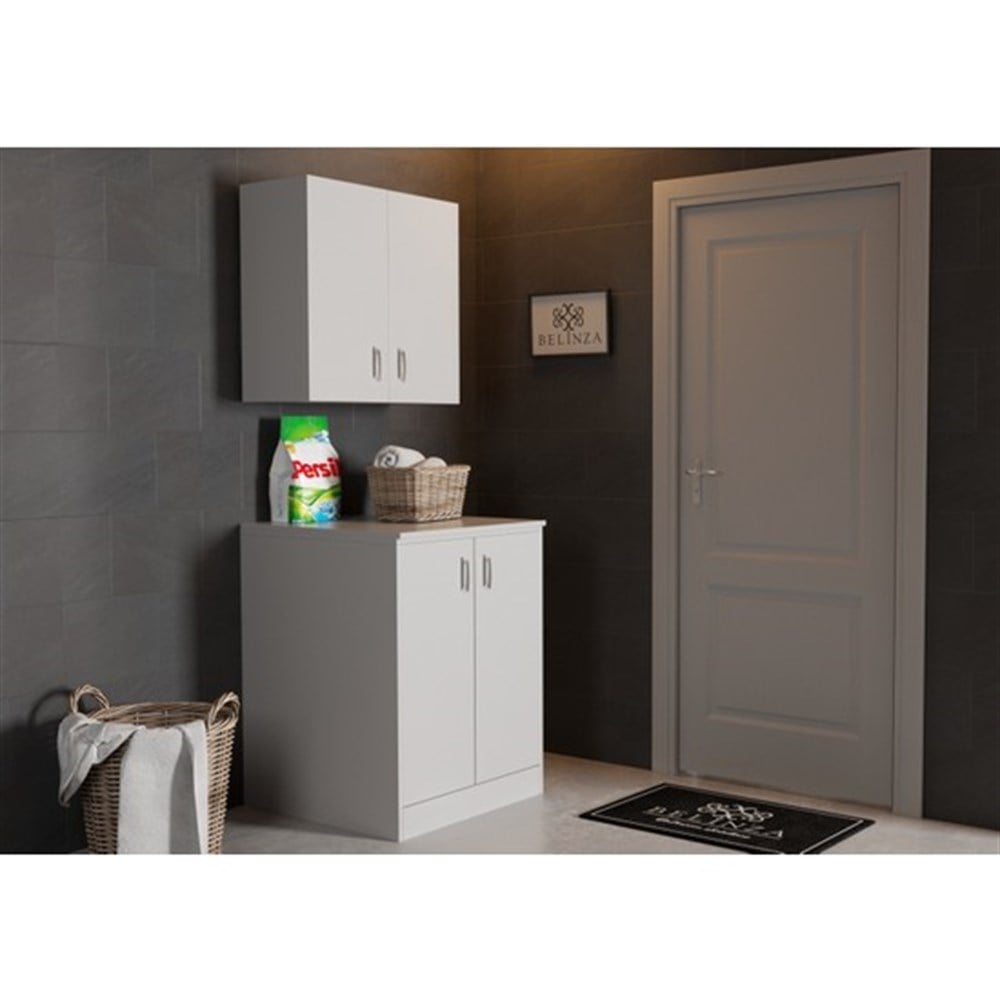 Belinza 70 Cm Kapaklı Çamaşır Makinası Dolabı