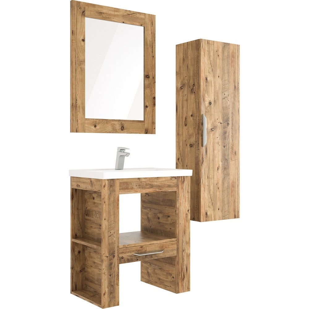 Belinza Atlantik 80 Cm Banyo Dolabı