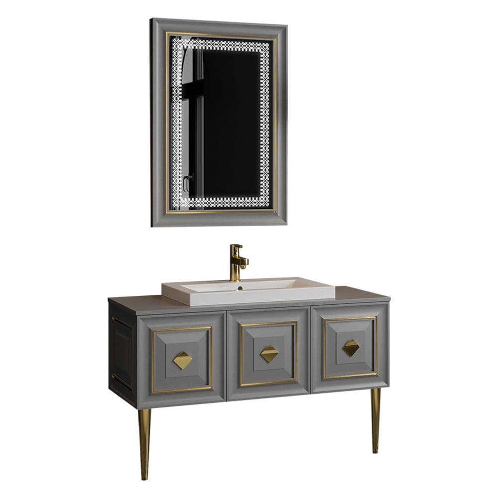 BelinzaDavlos 120 cm Banyo Dolabı