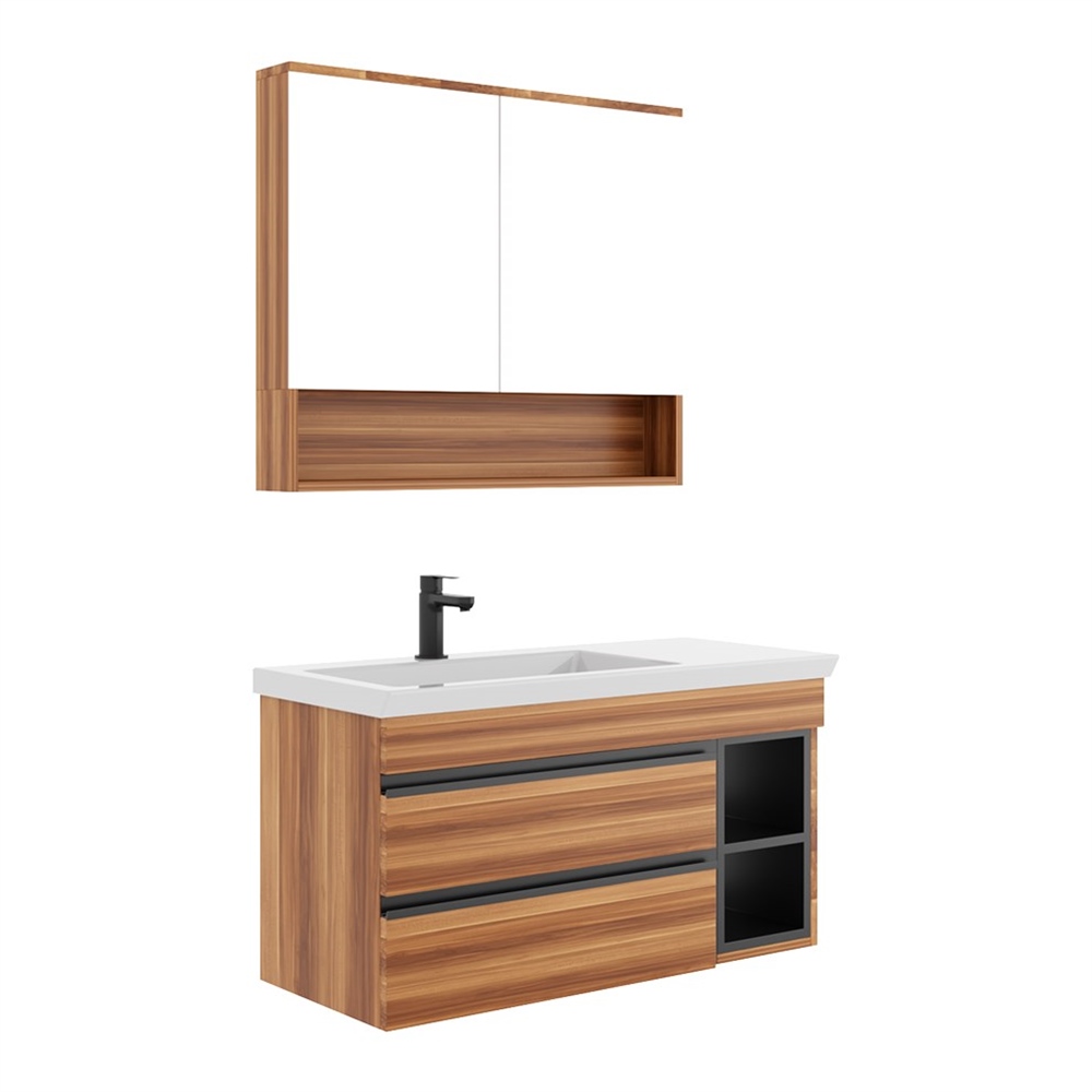 BelinzaFiruze 100 cm Banyo Dolabı