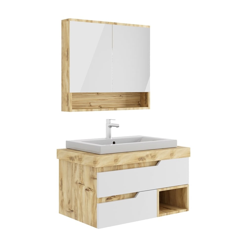 BelinzaModena 85 cm Banyo Dolabı