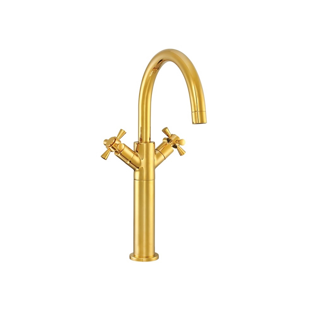 ECAQuadrille Yüksek Tip Lavabo Bataryası,Altın