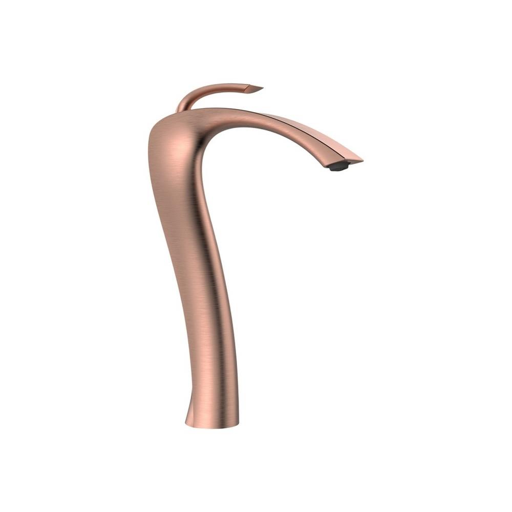 GraffeGraffe Aqualux Fırçalı Rose Gold Çanak Lavabo Bataryası