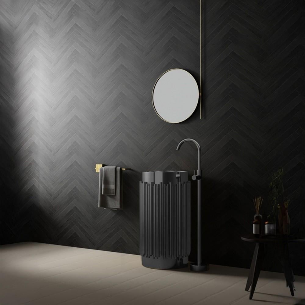 GraffeGraffe Aurora Siyah Monoblok Lavabo