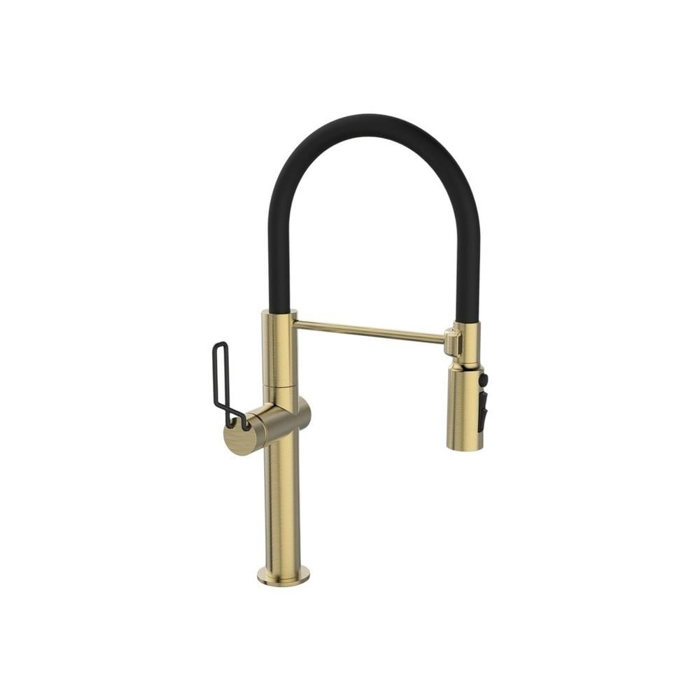 GraffeGraffe M17 Arıtmalı Mutfak Bataryası Fırçalı Altın