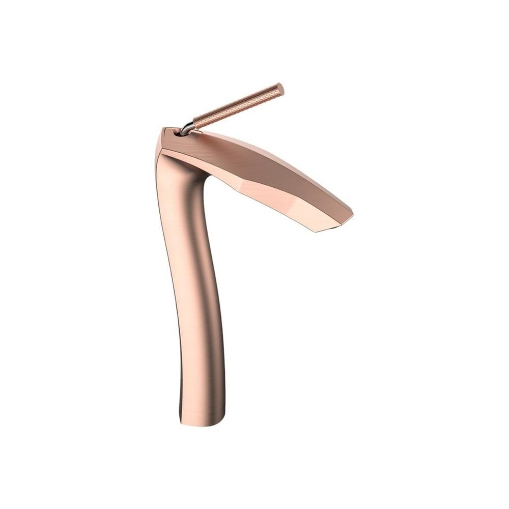 GraffeGraffe Serene Fırçalı Rose Gold Çanak Lavabo Bataryası