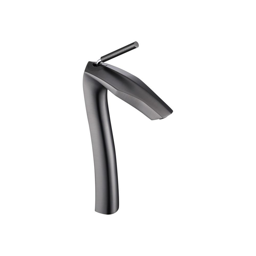 GraffeGraffe Serene Metalik Siyah Çanak Lavabo Bataryası