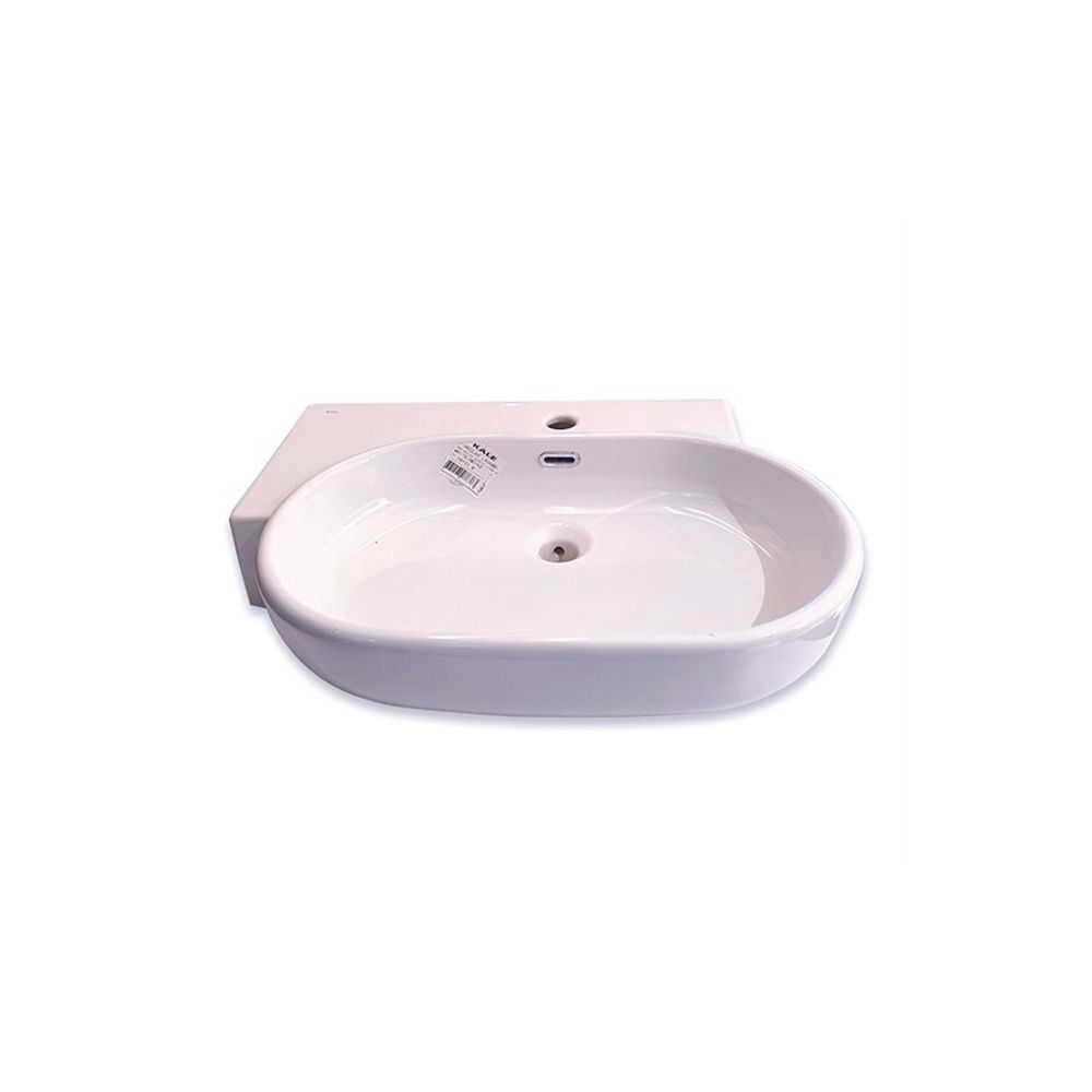 Kale Zero 65cm Sol Asimetrik Lavabo Beyaz