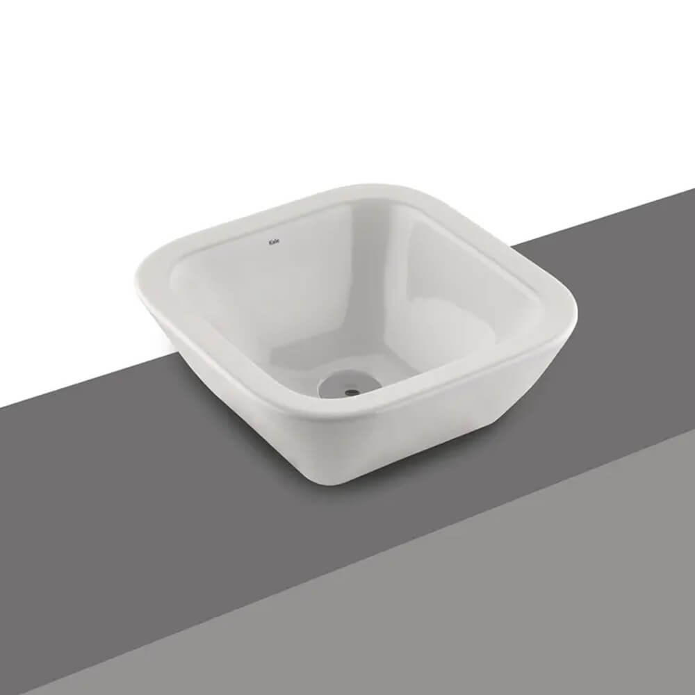 KaleStil 45x45 Cm Kare Lavabo Armatür Deliksiz  Bz