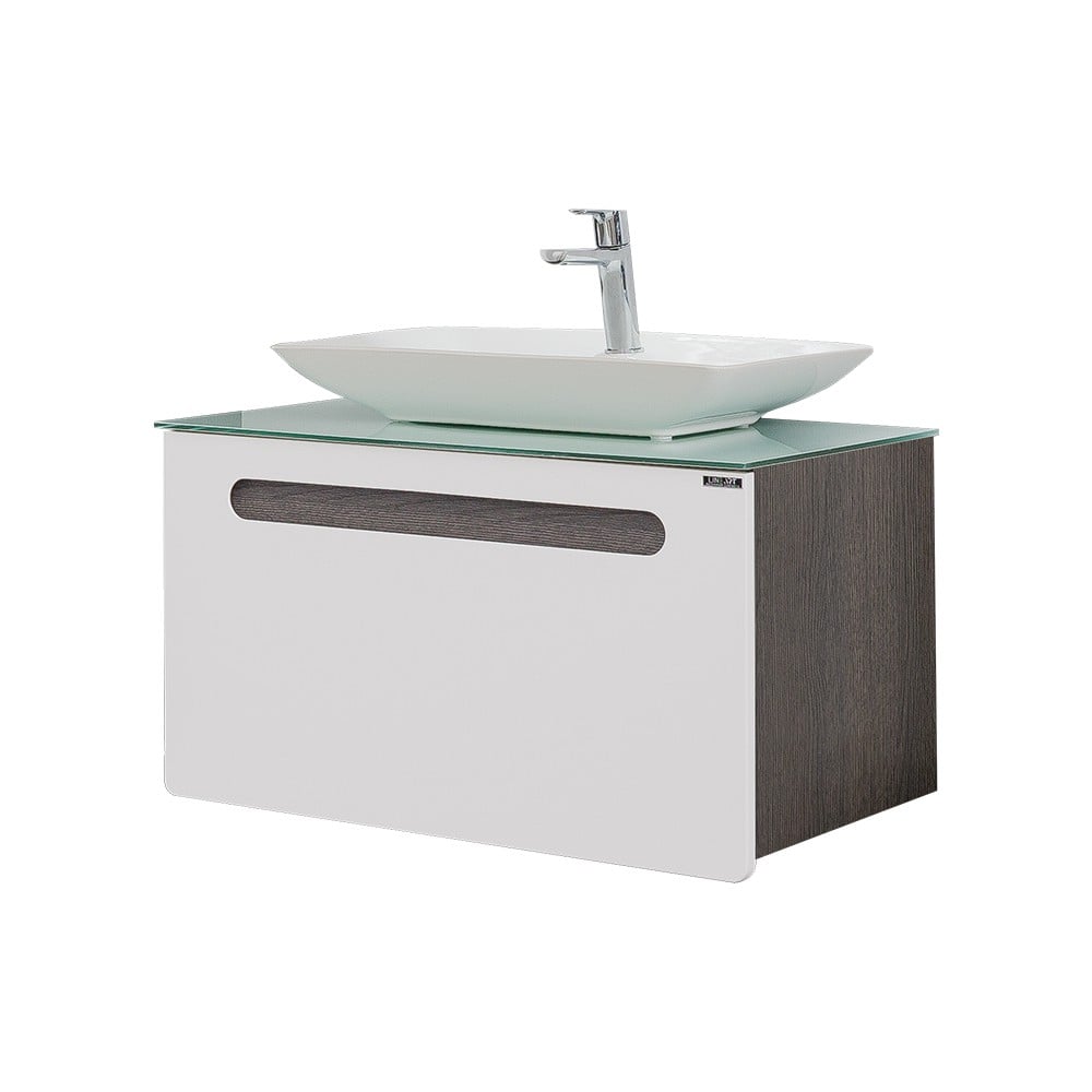 LineartLineart Glory 80 cm Lavabolu Alt Modül Beyaz