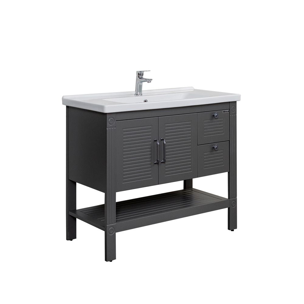 LineartOreo 100 cm Banyo Dolabı Alt Modülü