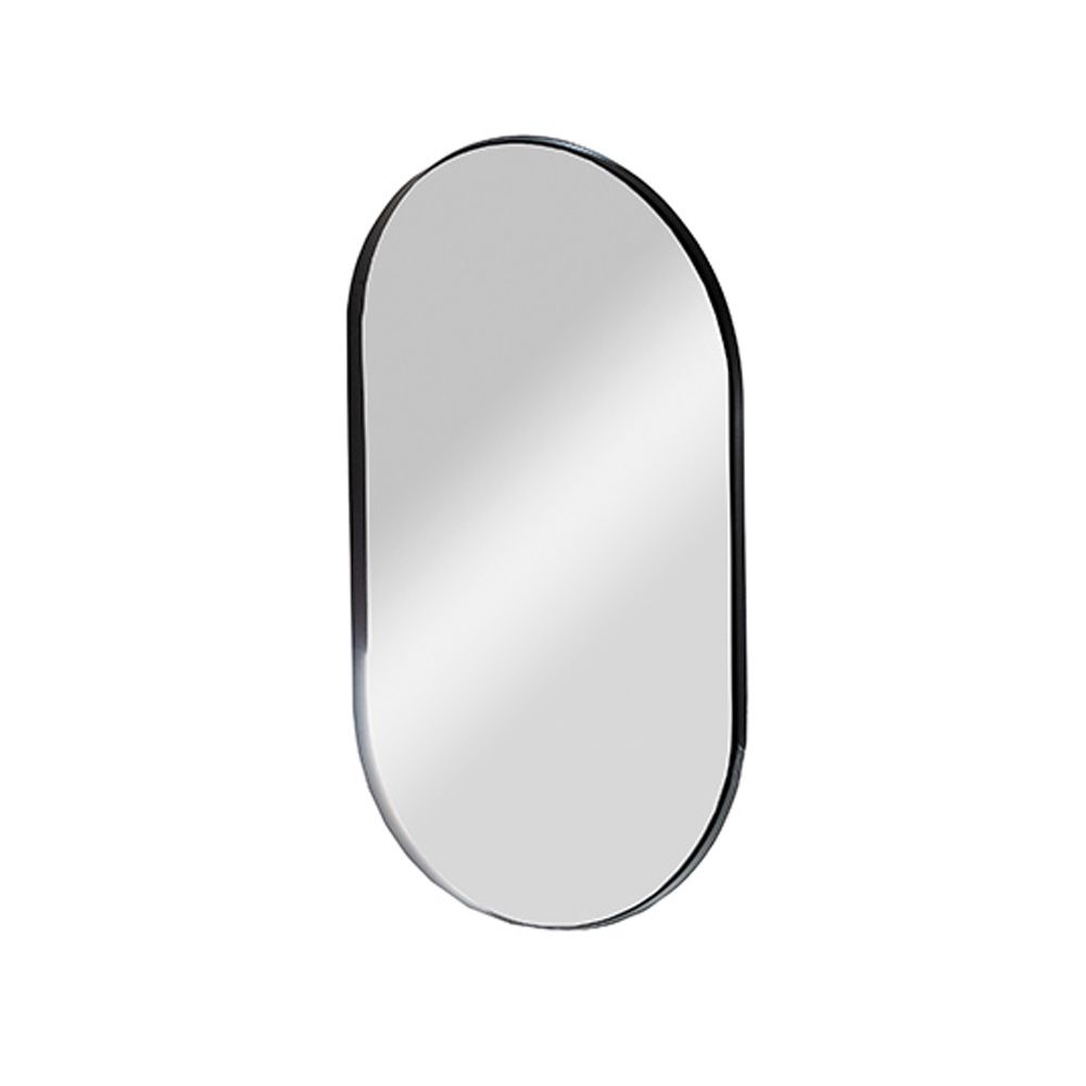 LineartPion 56 cm Metal Çerçeveli Oval Ayna