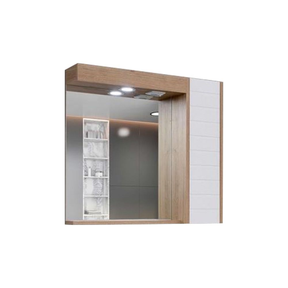 LineartStrip 78 cm Led Spotlu Dolaplı Ayna