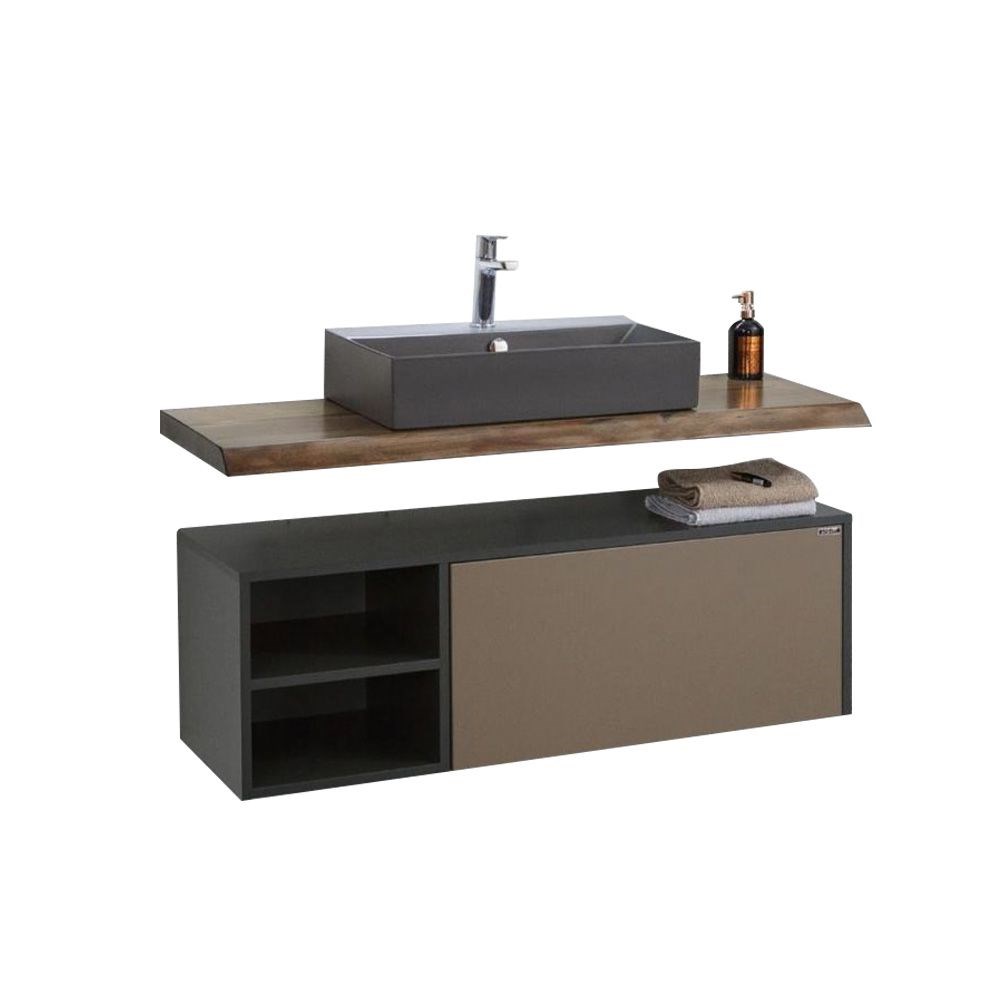 LineartTimber 120 cm Lavabolu Alt Modül