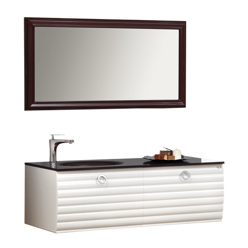 OrkaAnzer 120 cm Banyo Dolabı