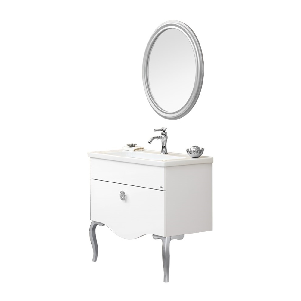 OrkaCunda 80 cm Banyo Dolabı