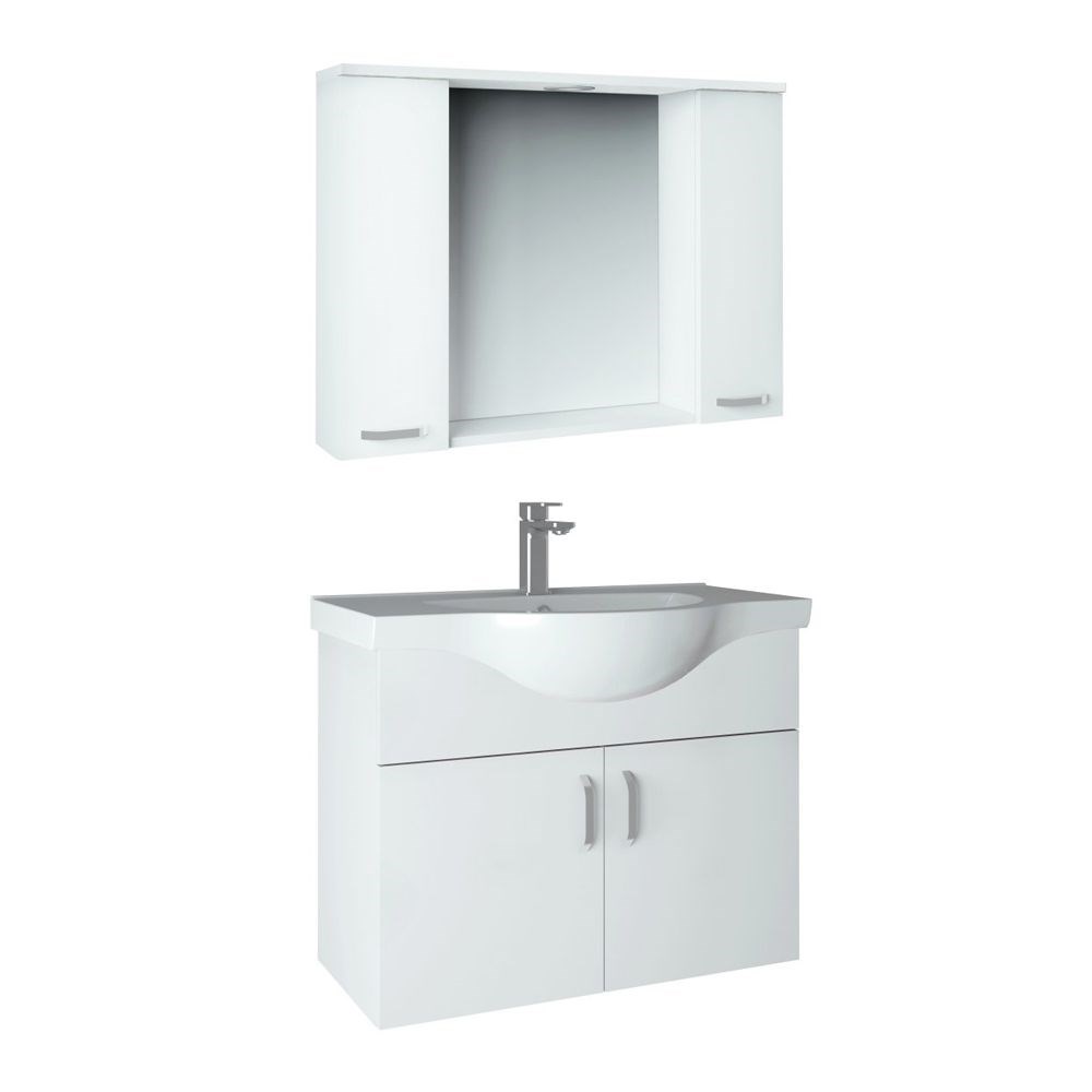 OrkaDuru 80 cm Asma Banyo Dolabı