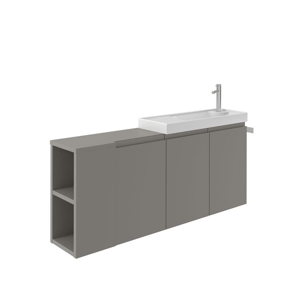 OrkaFerla 110 cm Banyo Dolabı Alt Modülü