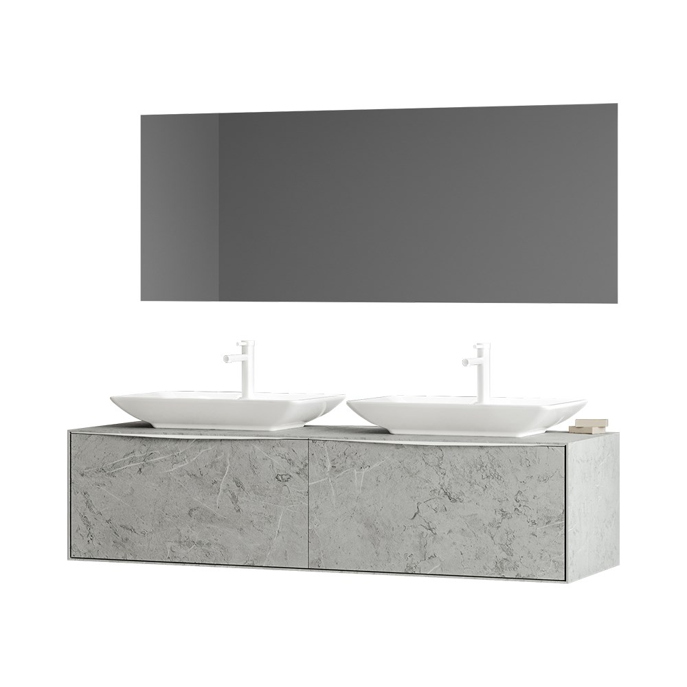 OrkaMono 160 cm Banyo Dolabı