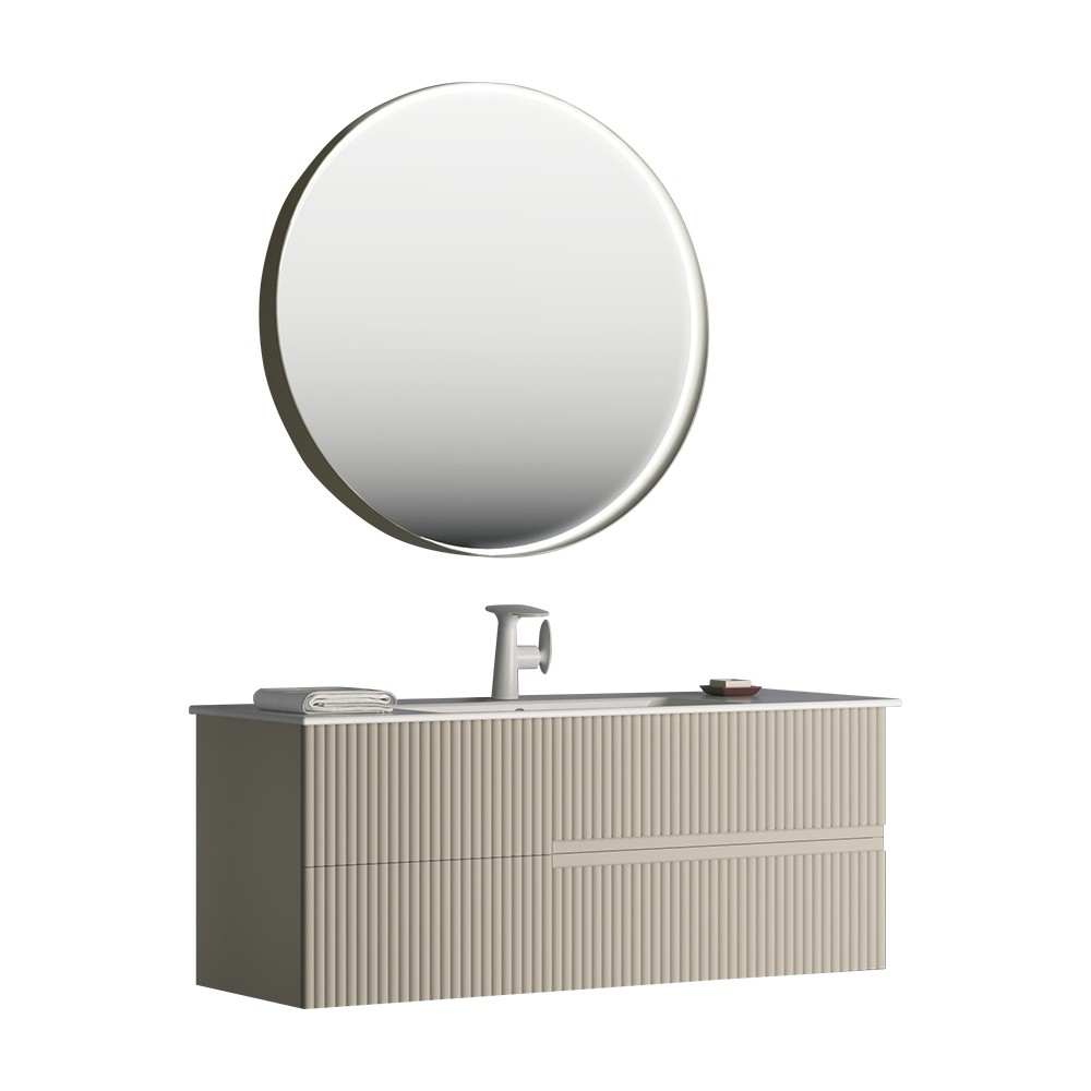 OrkaMoonlight 120 cm Banyo Dolabı