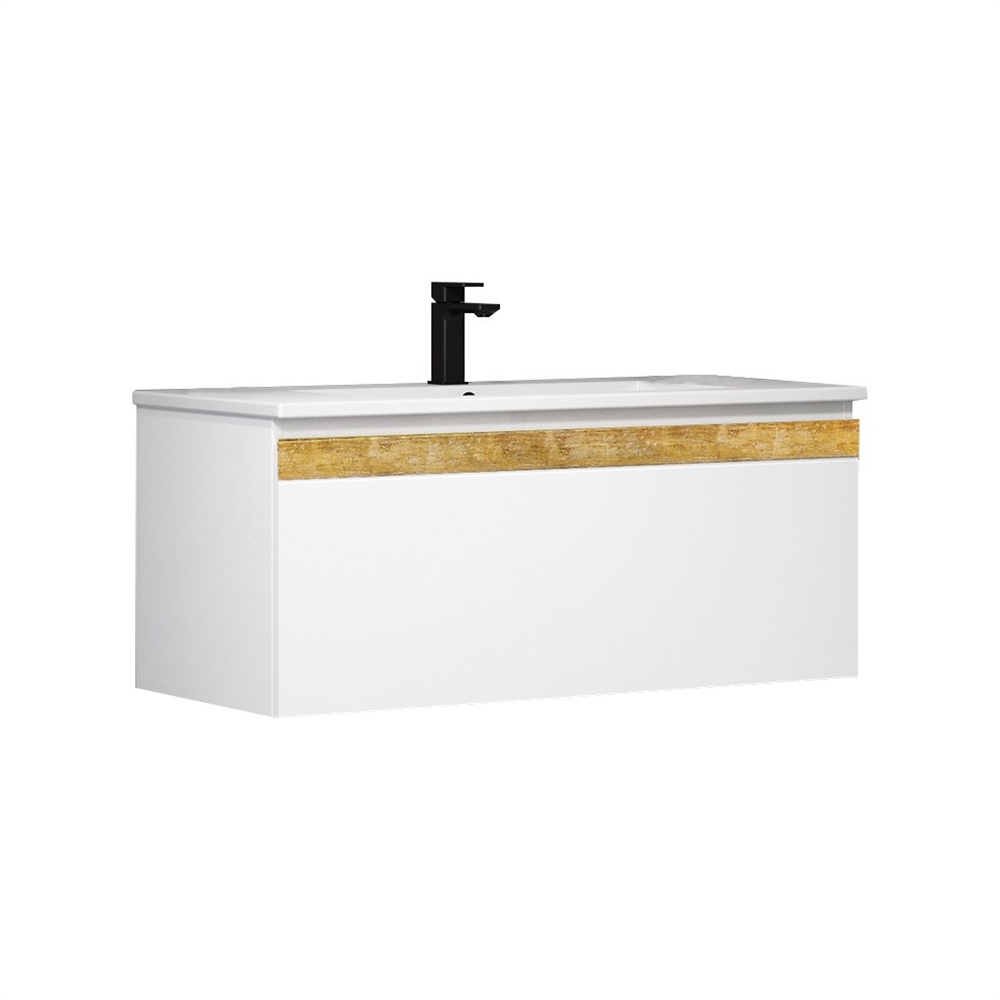 OrkaOrka Boston 100 cm Banyo Dolabı Alt Modülü