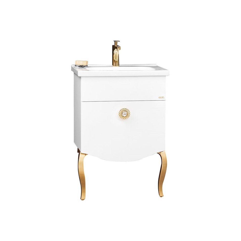 OrkaOrka Cunda 60 cm Banyo Dolabı Alt Modülü