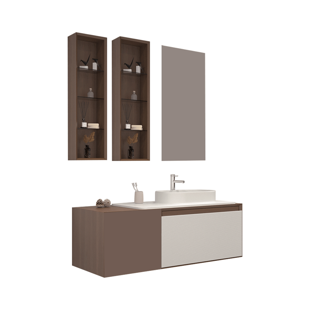 OrkaPacific 140 cm Banyo Dolabı