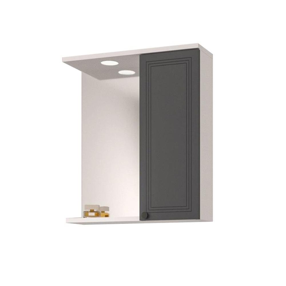 OrkaRio 60 cm Led Spotlu Dolaplı Ayna
