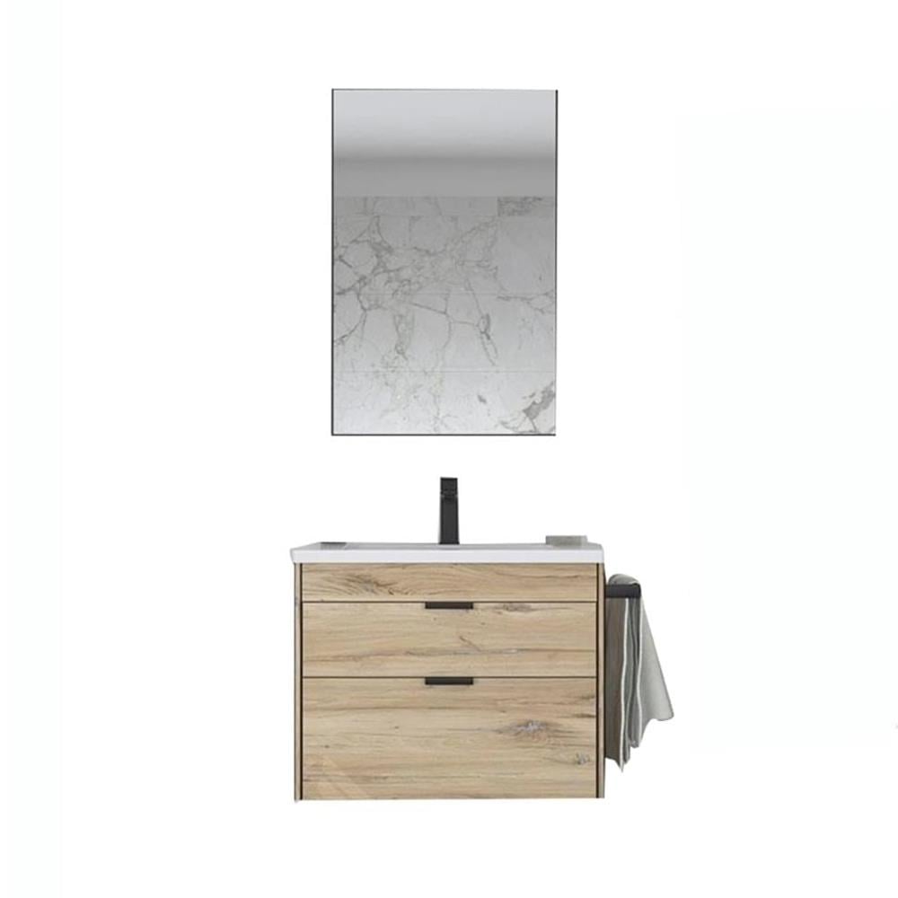 OrkaTrio 65 cm Asma Çekmeceli Banyo Dolabı