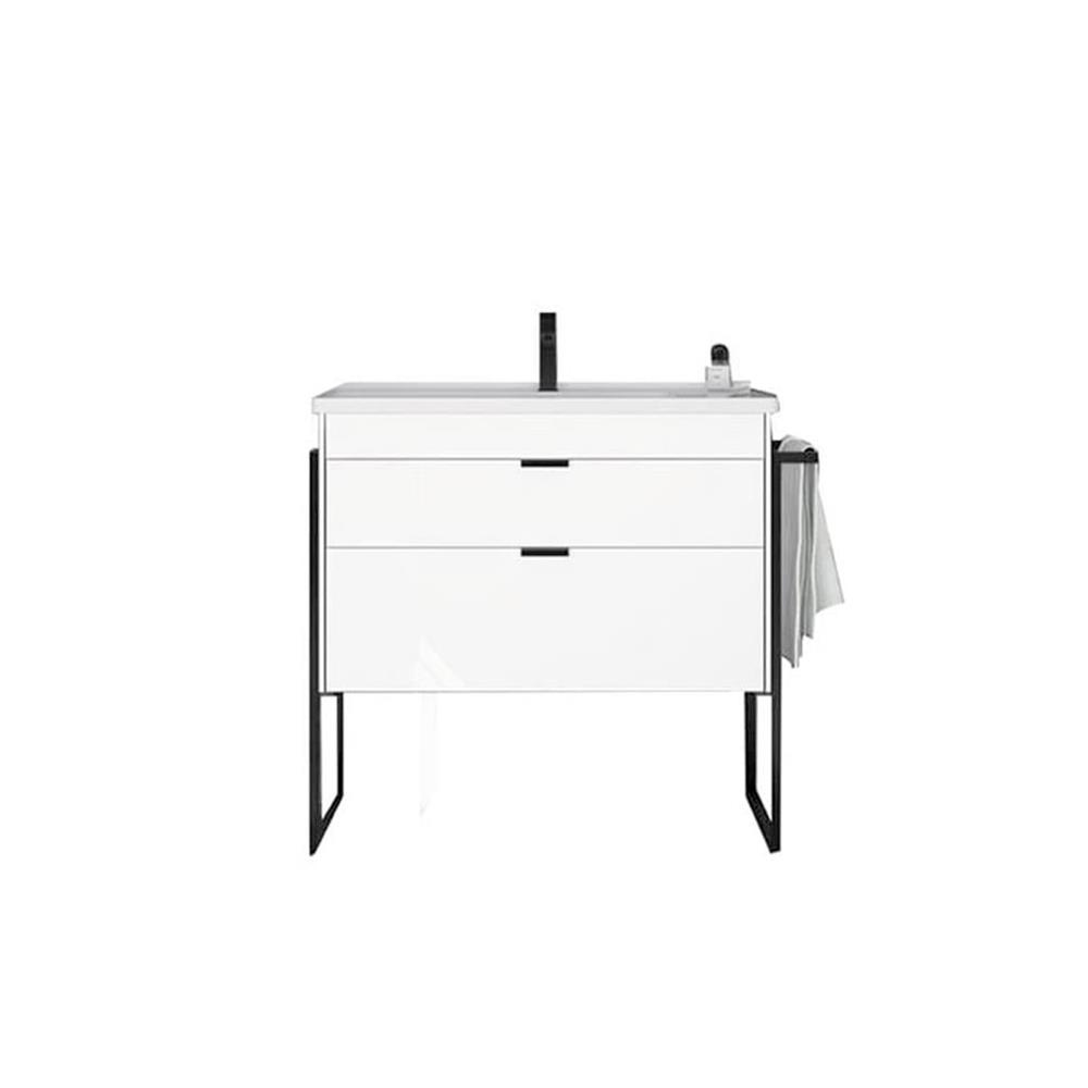 OrkaTrio 65 cm Ayaklı Çekmeceli Banyo Dolabı Alt Modülü