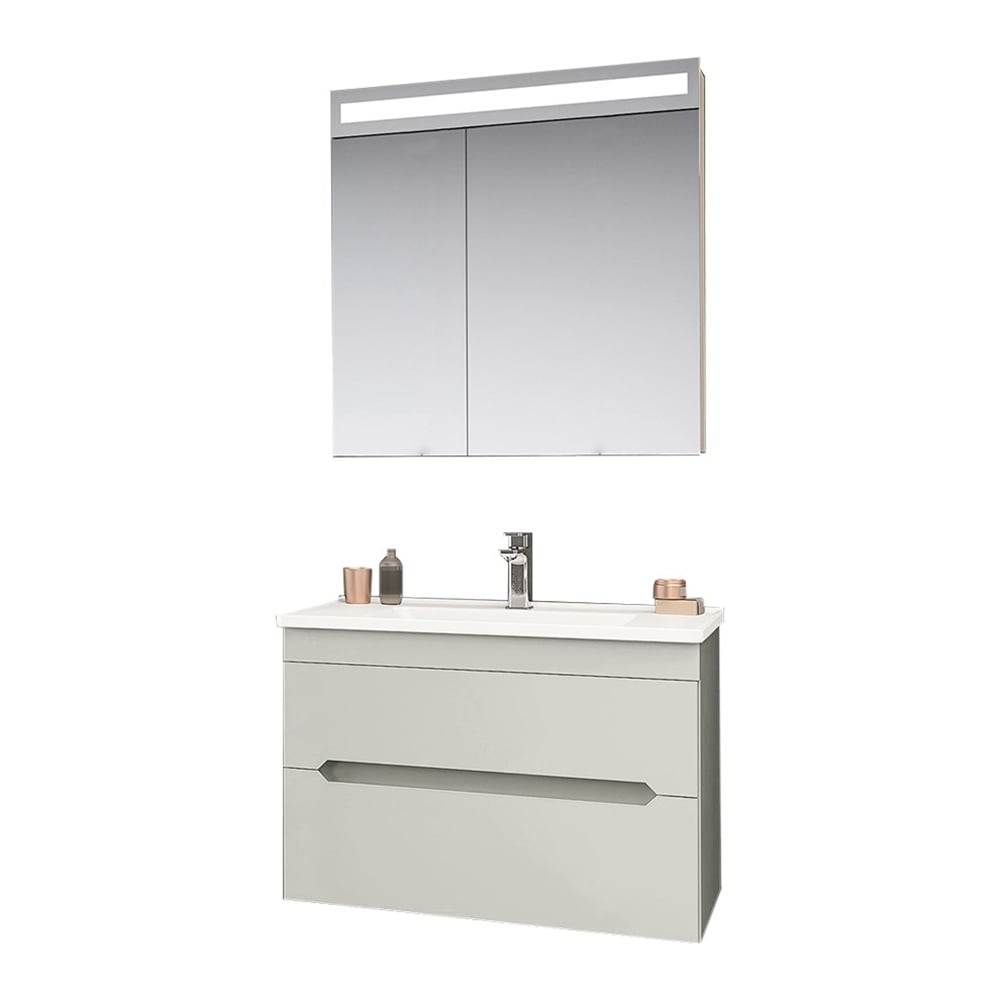 OrkaVarna 80 cm Banyo Dolabı