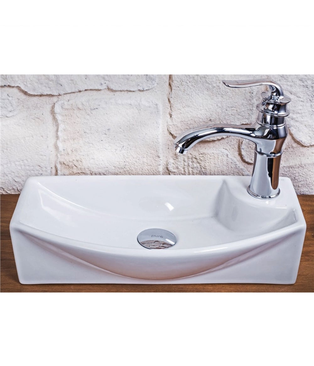 Pure | Beyaz Çanak Lavabo