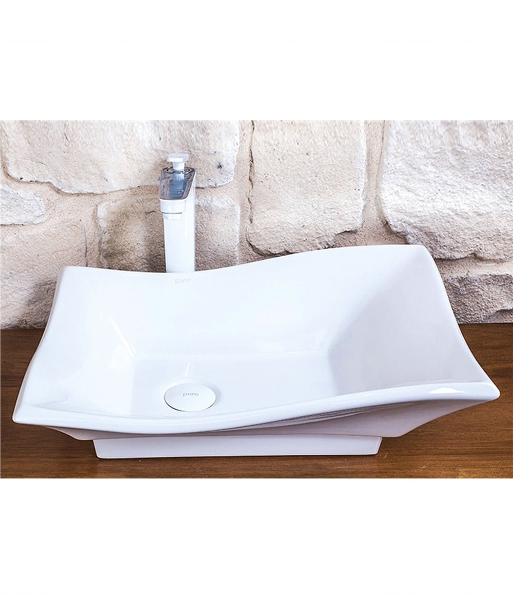 Pure | Beyaz Çanak Lavabo