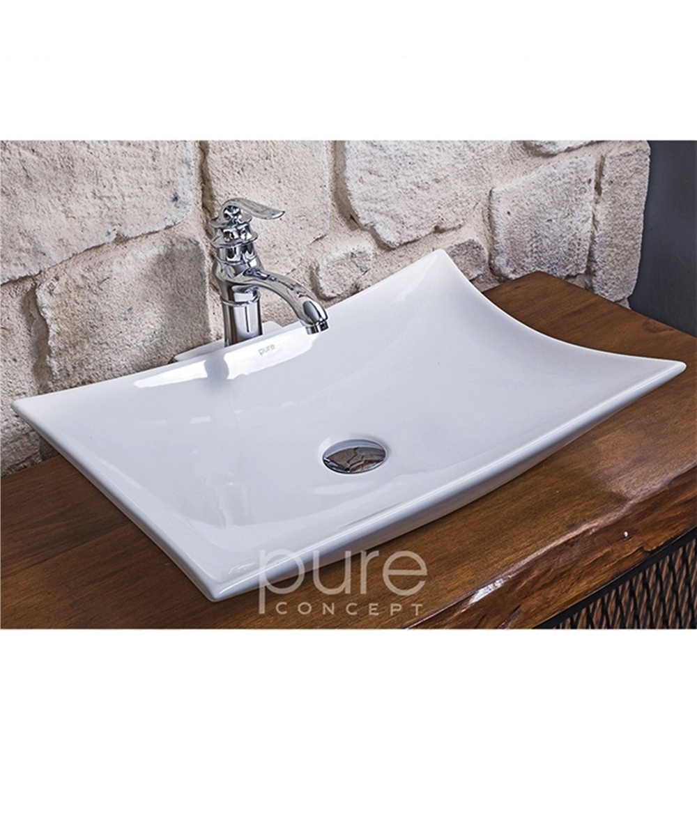 Pure | Beyaz Çanak Lavabo