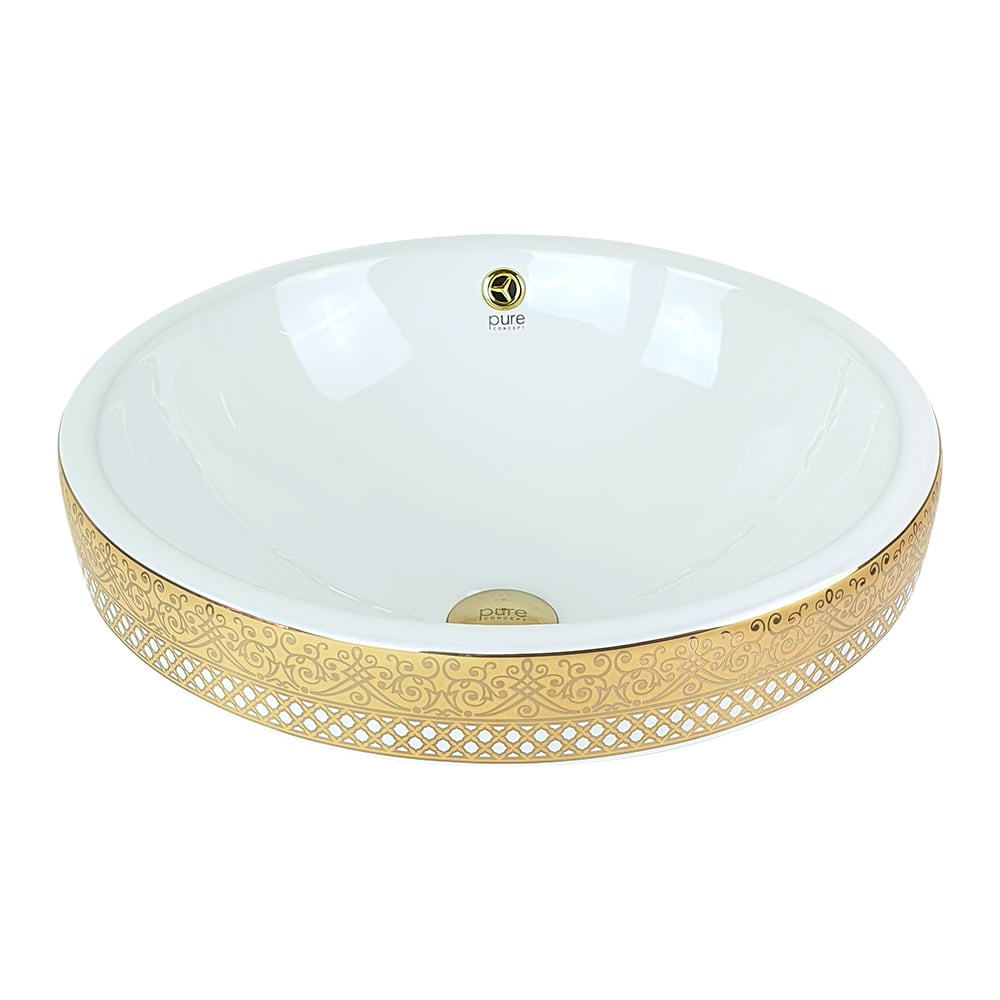 Pure ConceptBeyaz Gold Çanak Lavabo