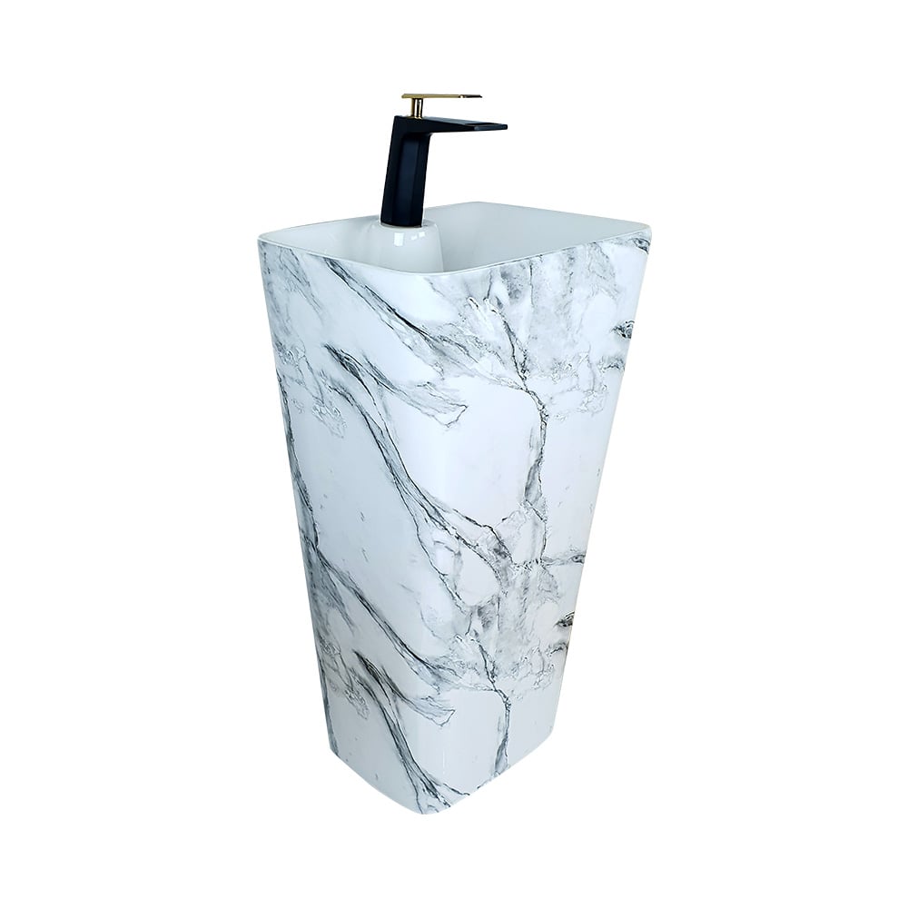 Pure ConceptCalacatta Beyaz Monoblok Lavabo